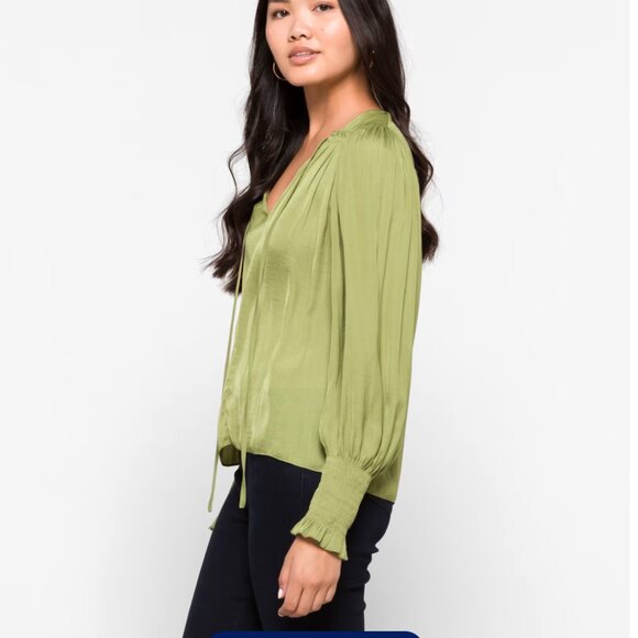 Rebecca Taylor Tie Front Blouse - Picture 3 of 4